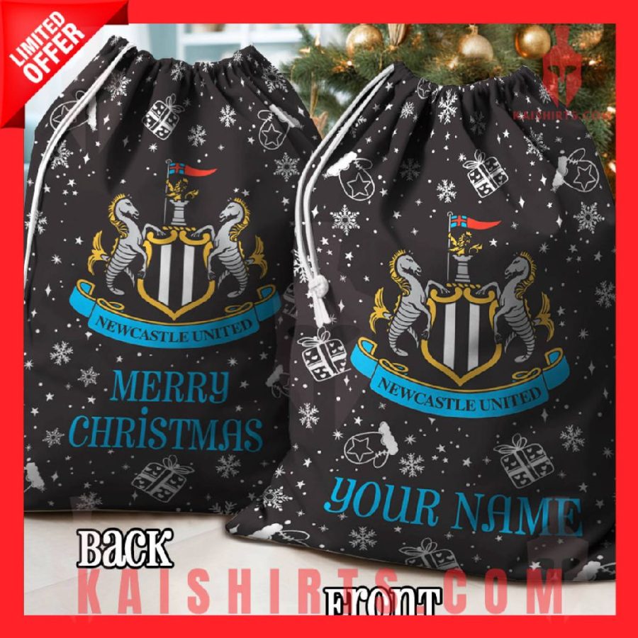 Newcastle United EPL Personalized Christmas Backpack Sack's Product Pictures - Kaishirts.com