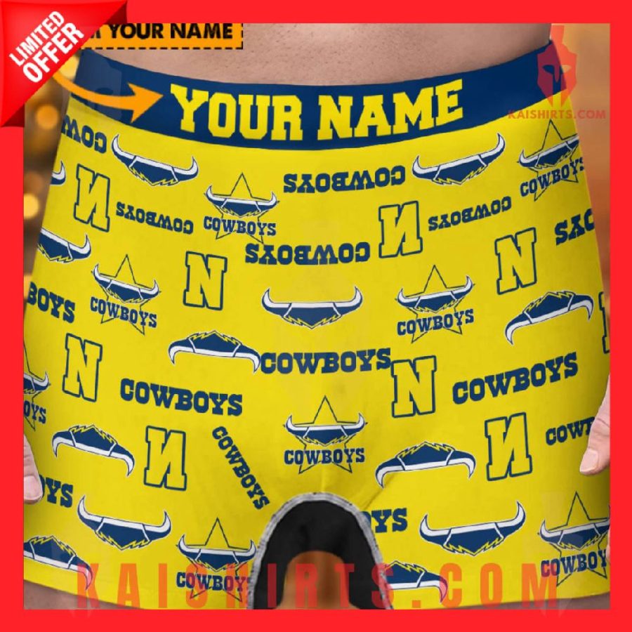 North Cowboys NRL New Personalized Boxers Shorts's Product Pictures - Kaishirts.com
