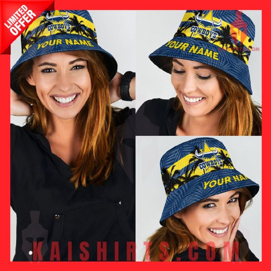 North Queensland Cowboys Personalized NRL Bucket Hat's Product Pictures - Kaishirts.com