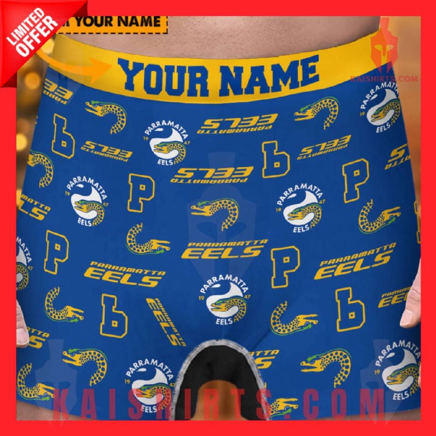 Parramatta Eels NRL New Personalized Boxers Shorts's Product Pictures - Kaishirts.com