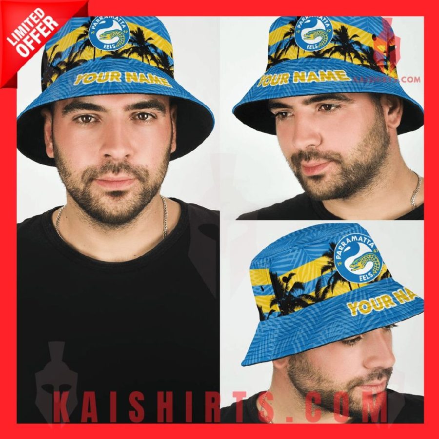 Parramatta Eels Personalized NRL Bucket Hat's Product Pictures - Kaishirts.com