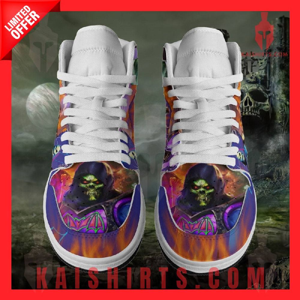 Skeletor Masters of the Universe Air Jordan 1 Hightop Shoes's Product Pictures - Kaishirts.com