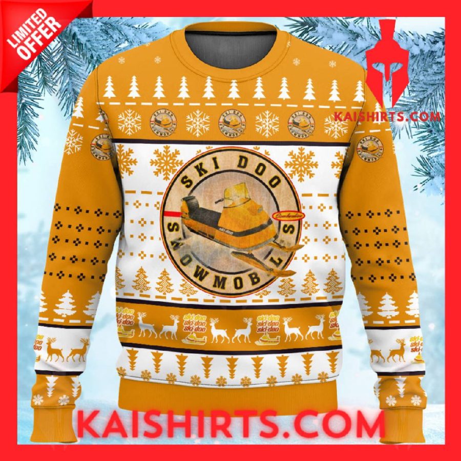 Ski Doo Snowmobiles Ugly Christmas Sweater's Product Pictures - Kaishirts.com