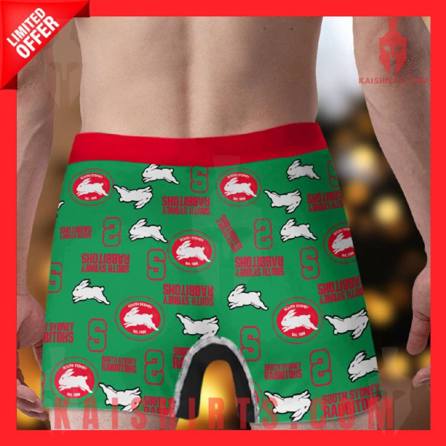 South Sydney Rabbitohs NRL New Personalized Boxers Shorts's Product Pictures - Kaishirts.com