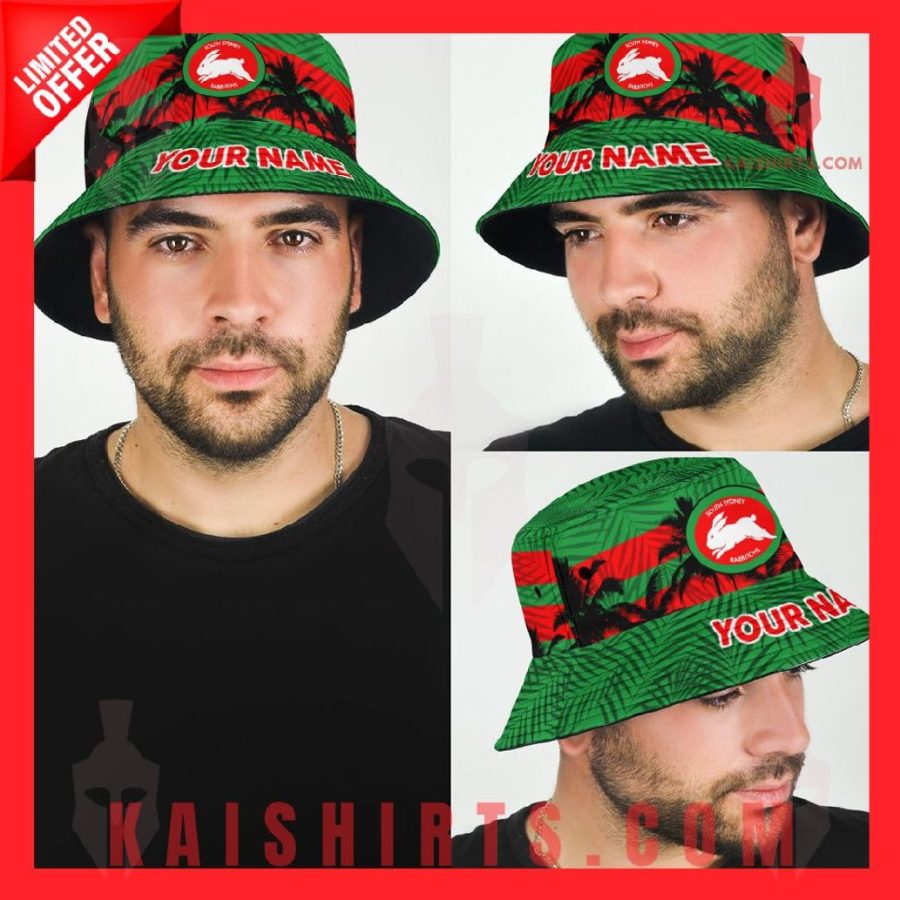South Sydney Rabbitohs Personalized NRL Bucket Hat's Product Pictures - Kaishirts.com