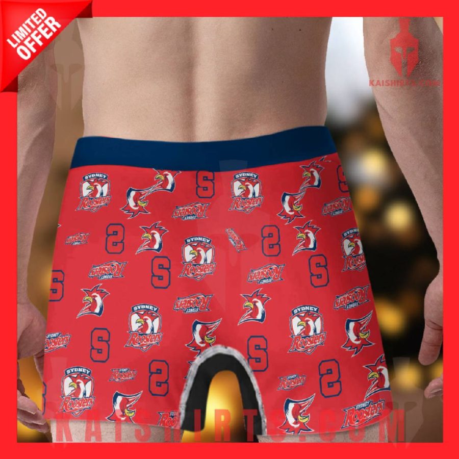 Sydney Roosters NRL New Personalized Boxers Shorts's Product Pictures - Kaishirts.com