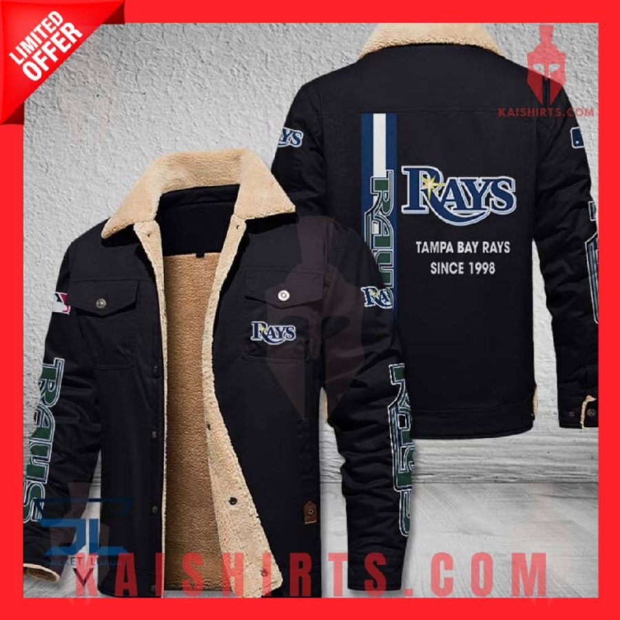 Tampa Bay Rays MLB Shearling Jacket's Product Pictures - Kaishirts.com