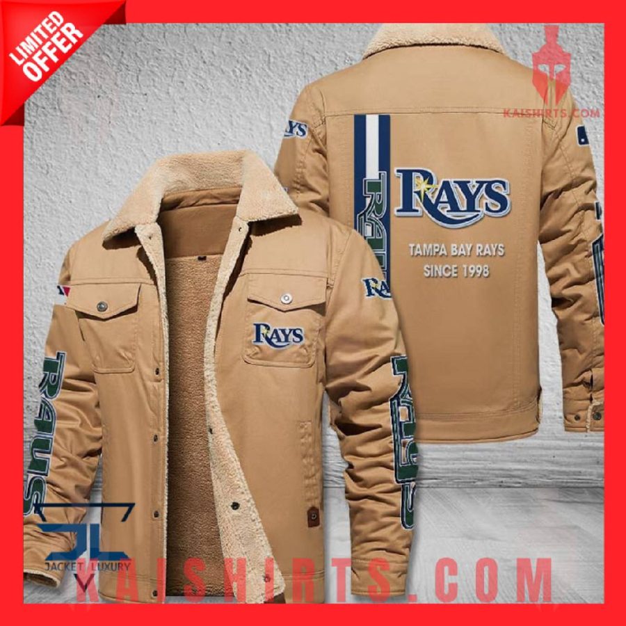 Tampa Bay Rays MLB Shearling Jacket's Product Pictures - Kaishirts.com