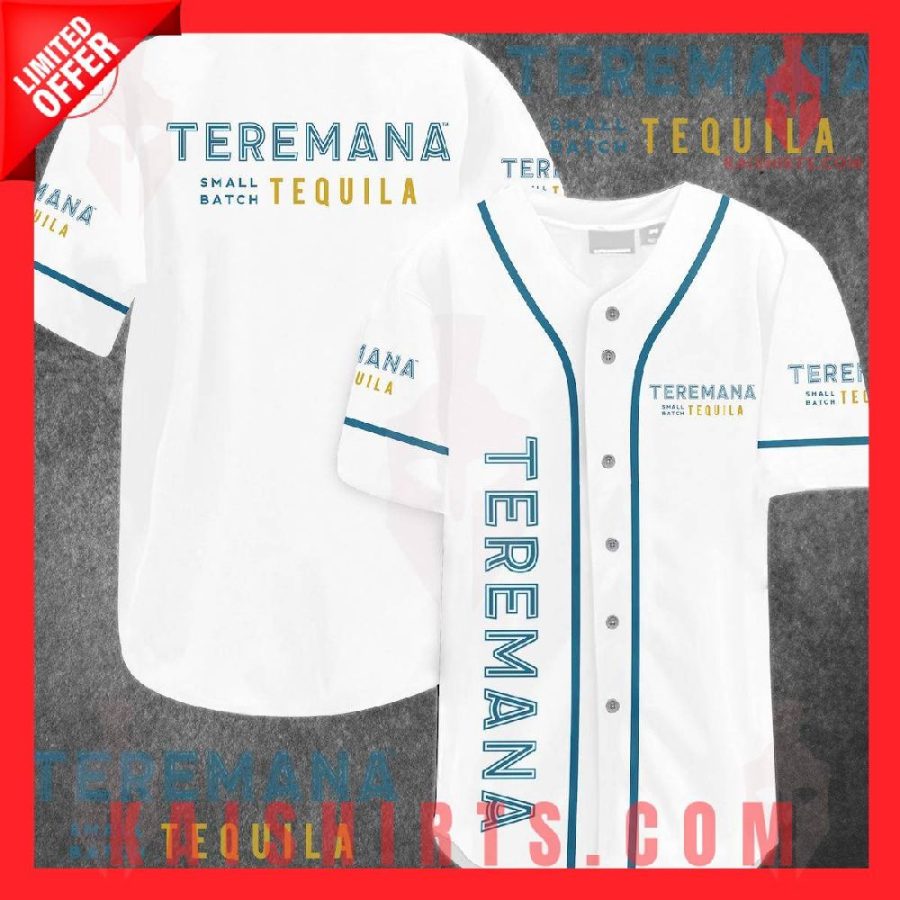 Teremana Tequila Baseball Jersey's Product Pictures - Kaishirts.com