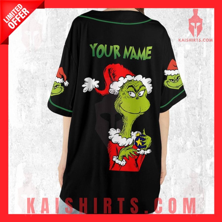 The Grinch Baseball Jersey's Product Pictures - Kaishirts.com