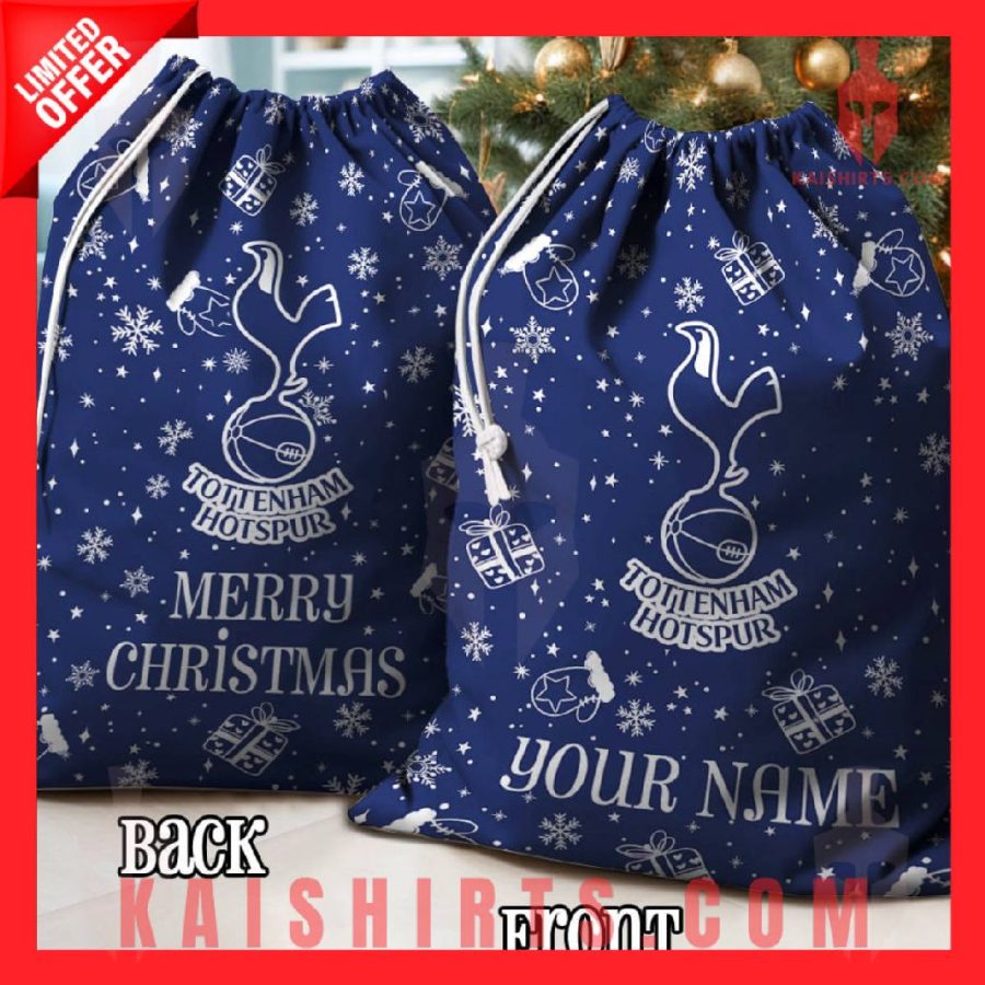 Tottenham Hotspur EPL Personalized Christmas Backpack Sack's Product Pictures - Kaishirts.com