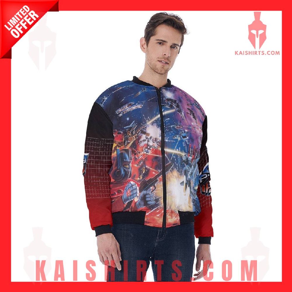 Tranformers Bomber Jacket's Product Pictures - Kaishirts.com