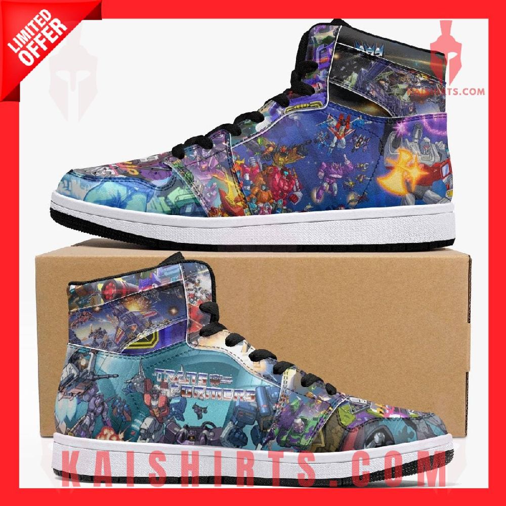 Transformers Air Jordan 1 Sneakers Shoes's Product Pictures - Kaishirts.com