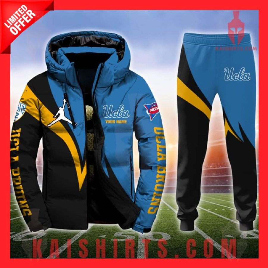 UCLA Bruins Personalized Puffer Jacket Set's Product Pictures - Kaishirts.com