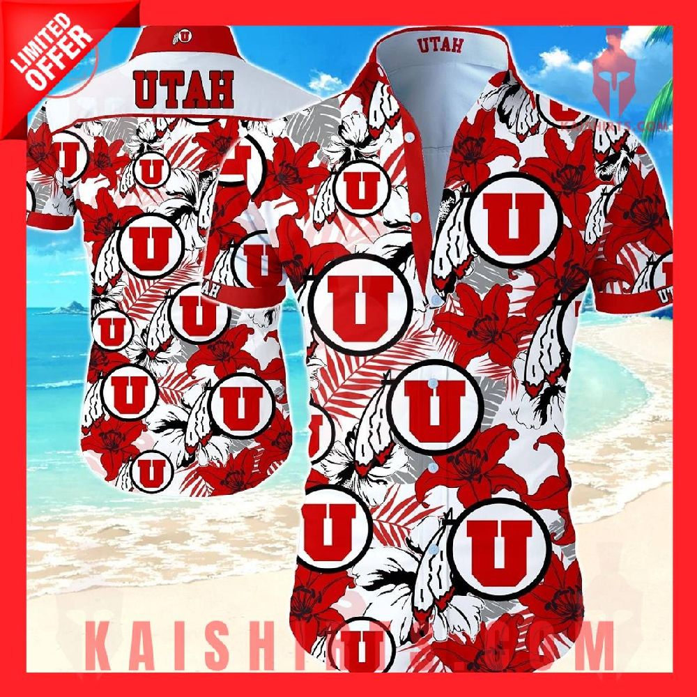 Utah Utes Hawaiian Shirts's Product Pictures - Kaishirts.com