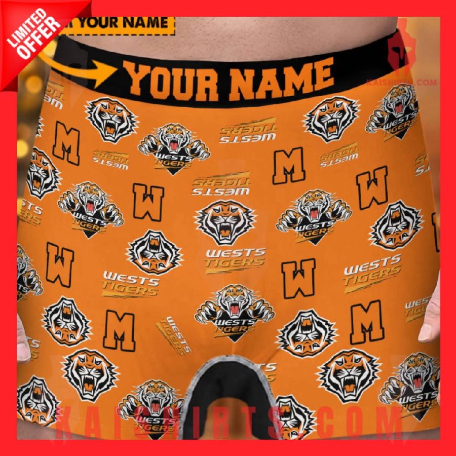 Wests Tigers NRL New Personalized Boxers Shorts's Product Pictures - Kaishirts.com