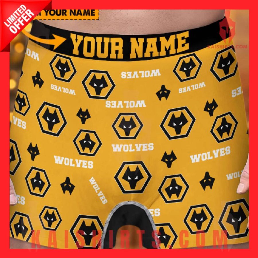 Wolverhampton Wanderers EPL New Personalized Boxers Shorts's Product Pictures - Kaishirts.com