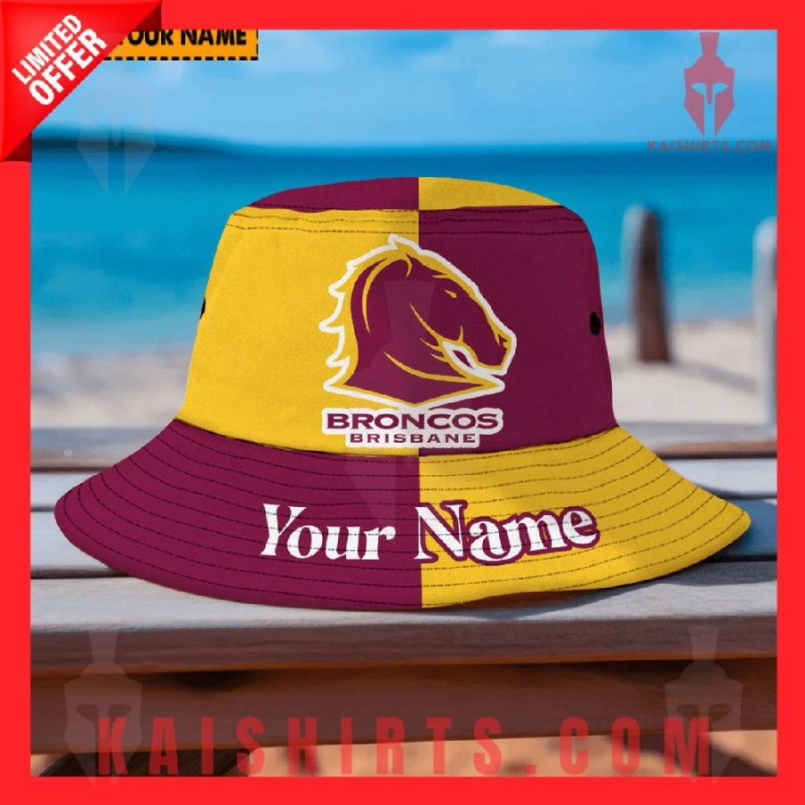 Brisbane Broncos NRL Personalized Bucket Hat's Product Pictures - Kaishirts.com
