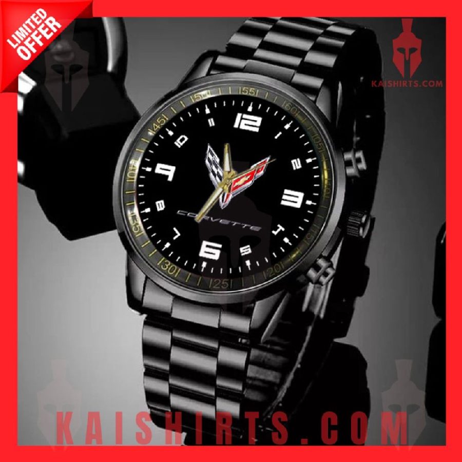 Corvette Black Hand Watch's Product Pictures - Kaishirts.com