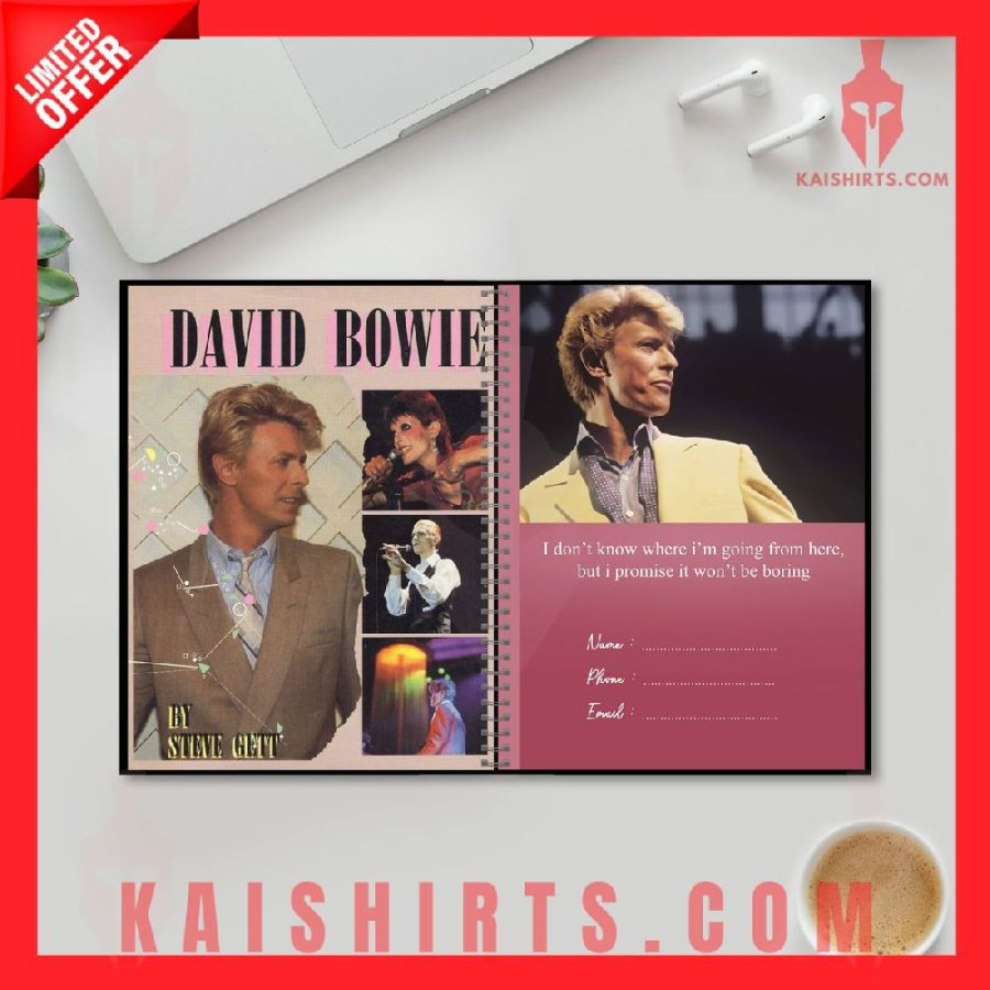 David Bowie 2024 Day Planner's Product Pictures - Kaishirts.com