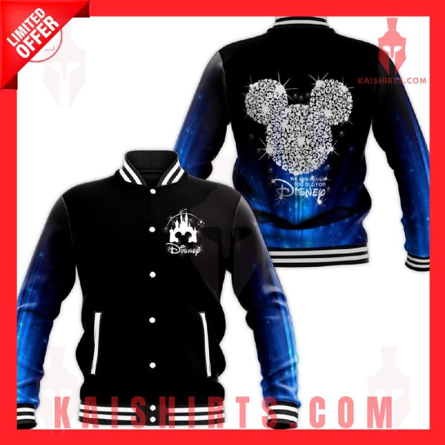 Diamond Mickey Disney Letterman Jacket's Product Pictures - Kaishirts.com
