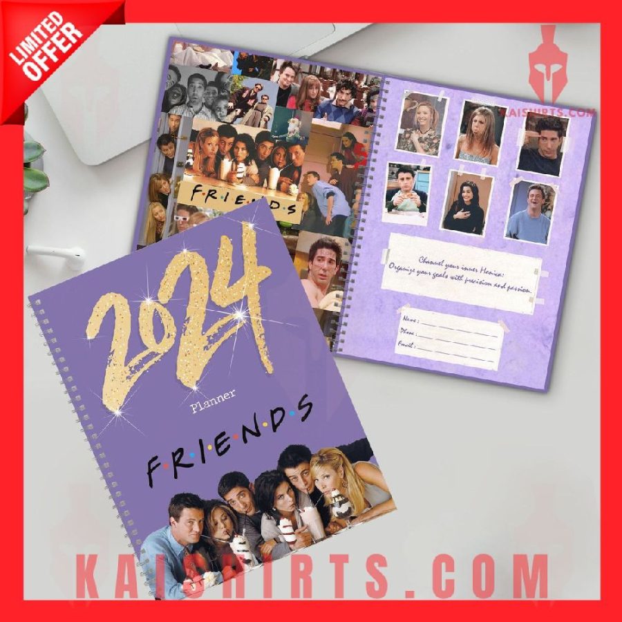 Friends 2024 Day Planner's Product Pictures - Kaishirts.com