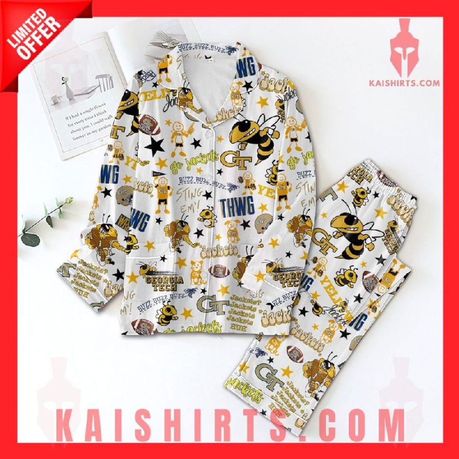 Georgia Tech Yellow Jackets Pajamas Set's Product Pictures - Kaishirts.com