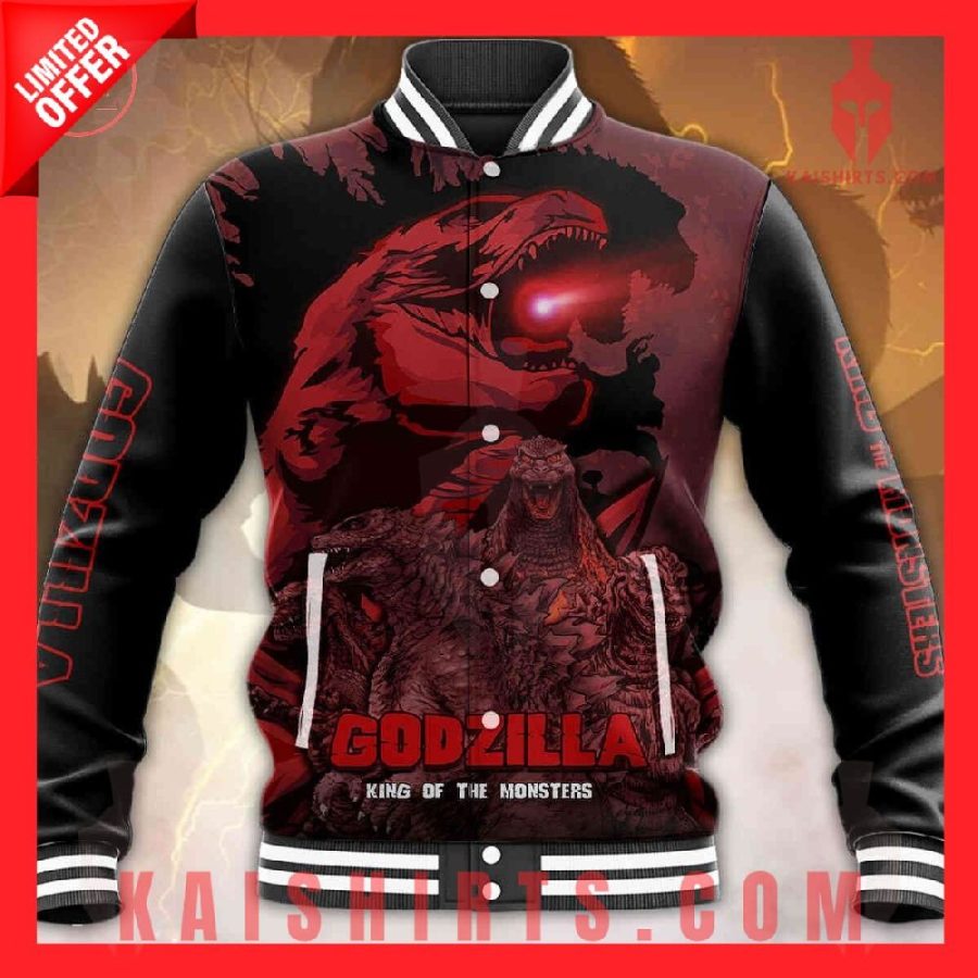 Godzilla King of The Monsters Letterman Jacket's Product Pictures - Kaishirts.com