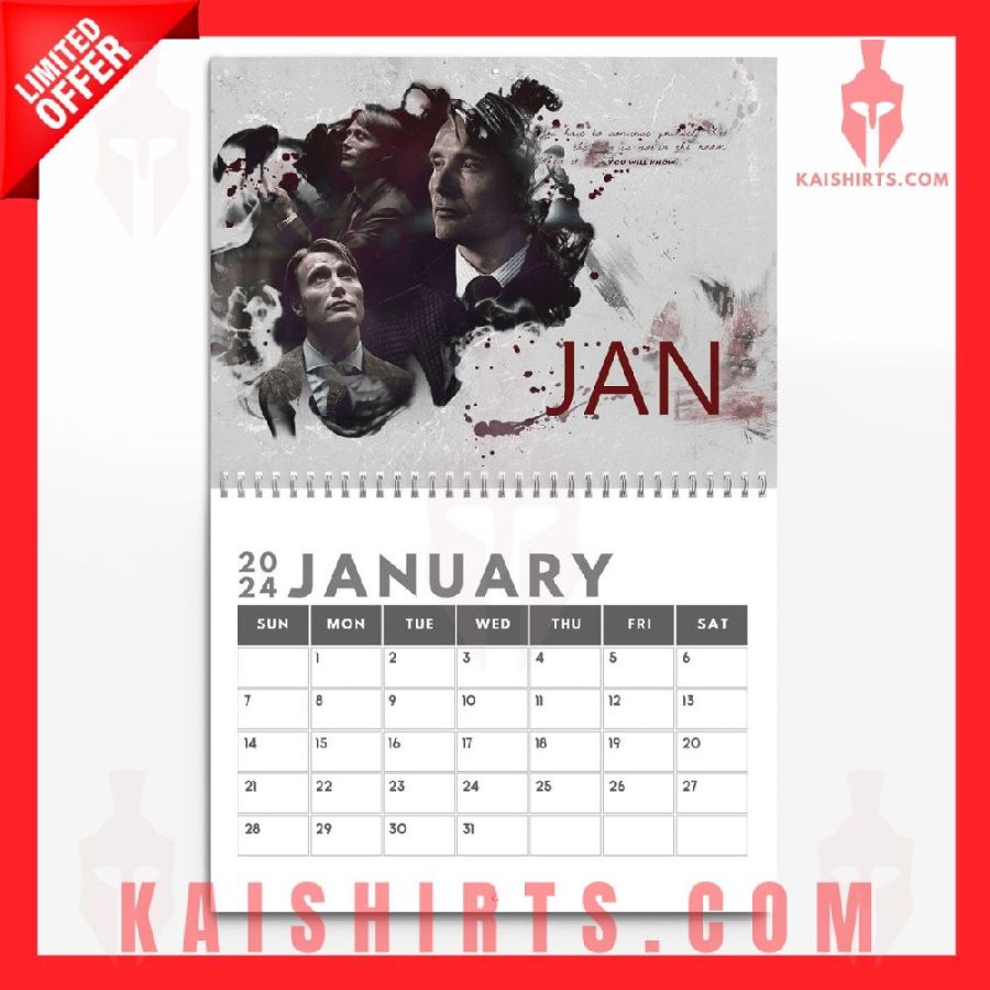 Hannibal 2024 Wall Hanging Calendar's Product Pictures - Kaishirts.com