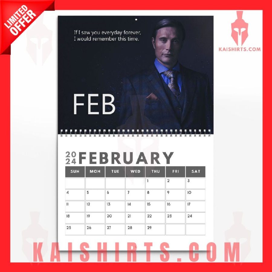 Hannibal 2024 Wall Hanging Calendar's Product Pictures - Kaishirts.com