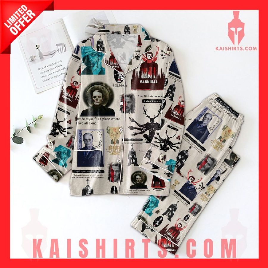 Hannibal Lecter Pajamas Set's Product Pictures - Kaishirts.com