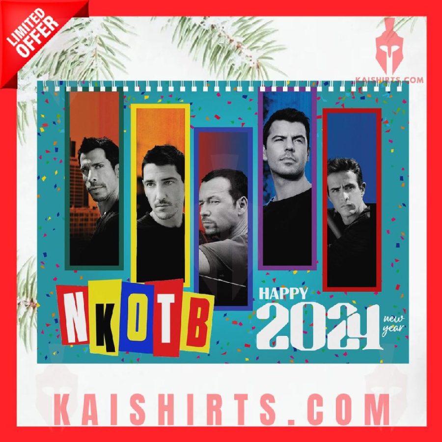 New Kids On The Block 2024 Wall Hanging Calendar's Product Pictures - Kaishirts.com