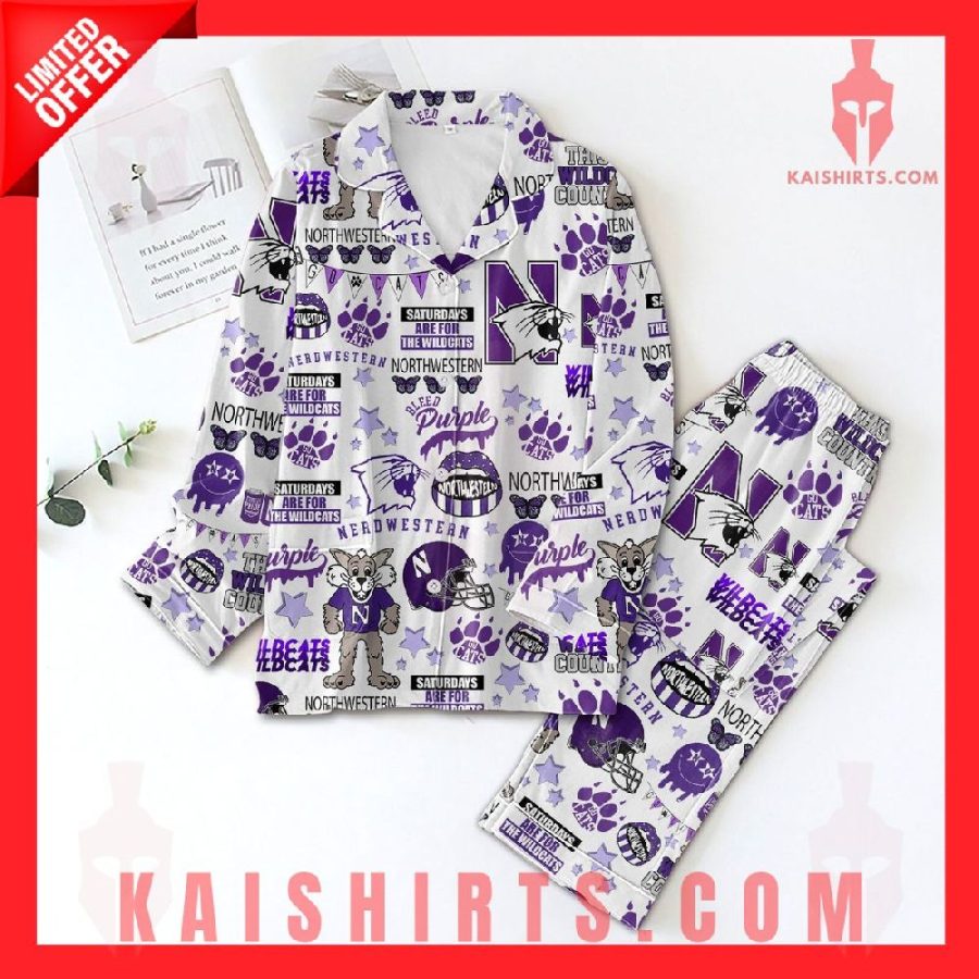 Northwestern University Pajamas Set's Product Pictures - Kaishirts.com