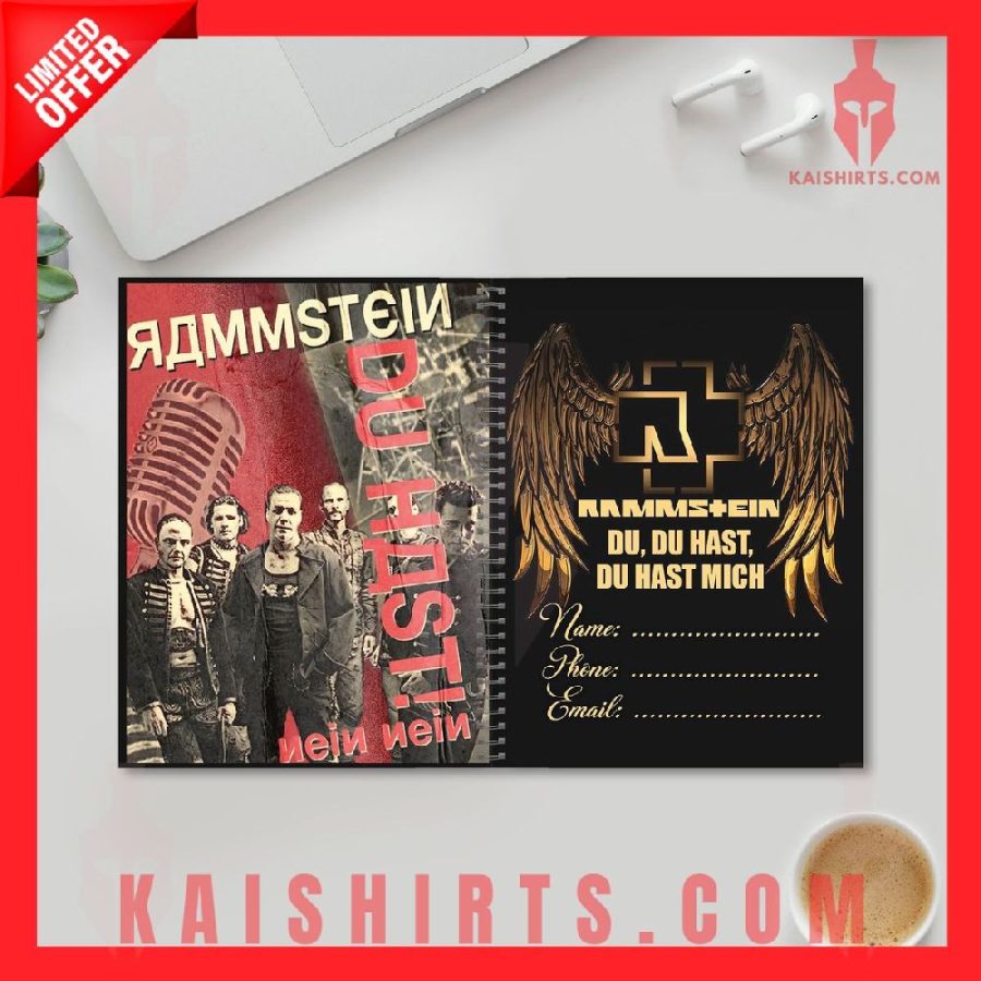 Rammstein 2024 Day Planner's Product Pictures - Kaishirts.com