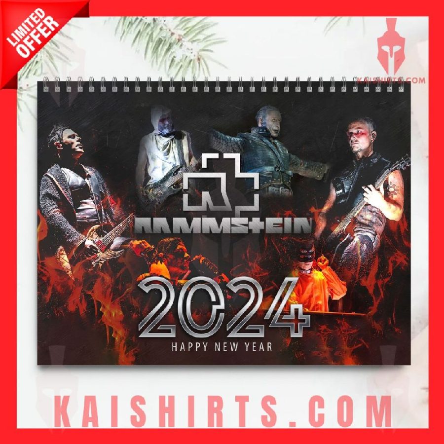 Rammstein 2024 Wall Hanging Calendar's Product Pictures - Kaishirts.com