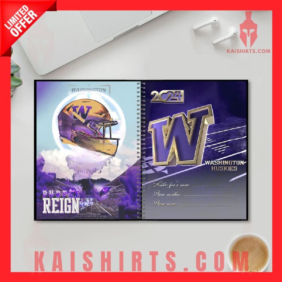 Washington Huskies 2024 Day Planner's Product Pictures - Kaishirts.com