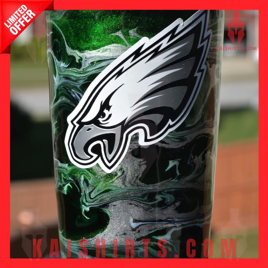 Philadelphia eagles Stainless Steel tumbler's Product Pictures - Kaishirts.com