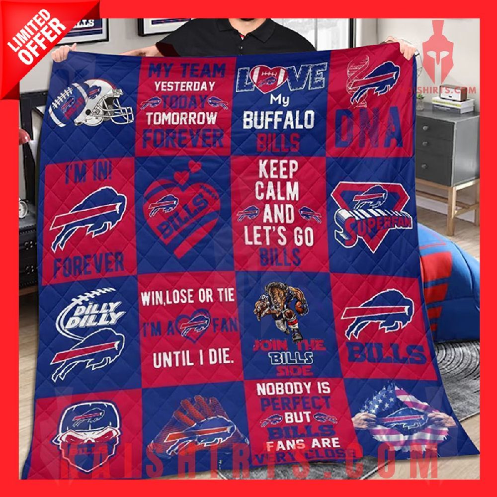 Buffalo Bills NFL Team Fleece Blanket's Product Pictures - Kaishirts.com