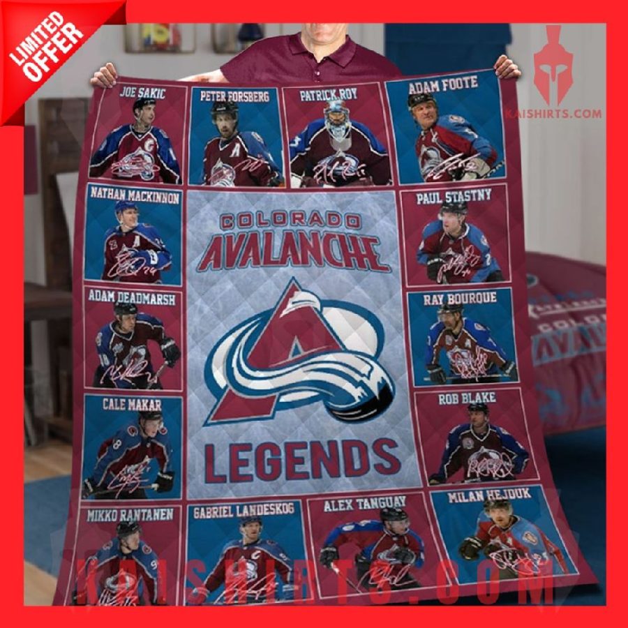 Colorado Avalanche NHL Fleece Blanket's Product Pictures - Kaishirts.com
