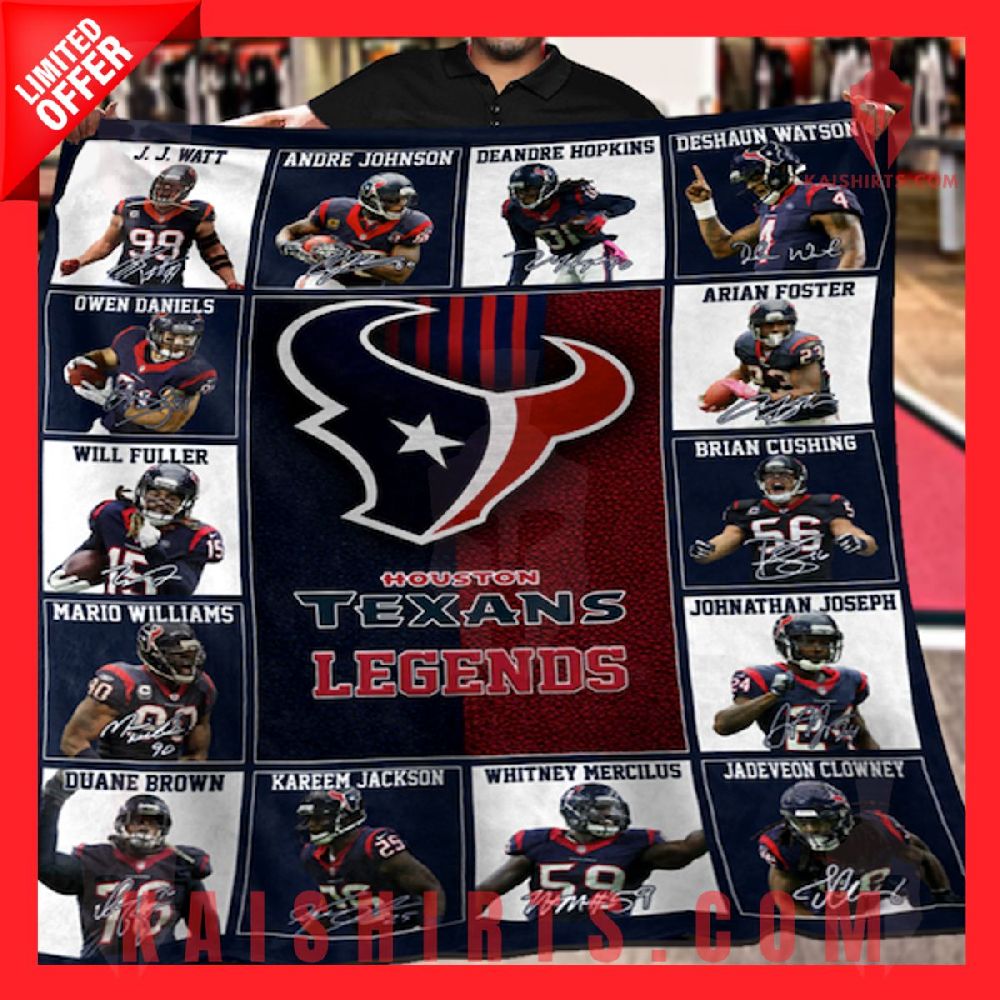 Houston Texans NFL Fleece Blanket's Product Pictures - Kaishirts.com